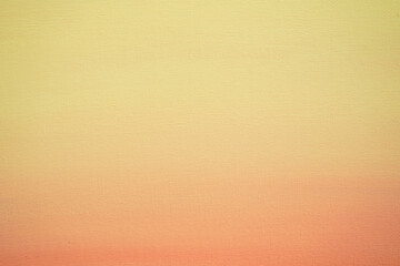Ombre orange and yellow background image. Painted canvas. © Kathy