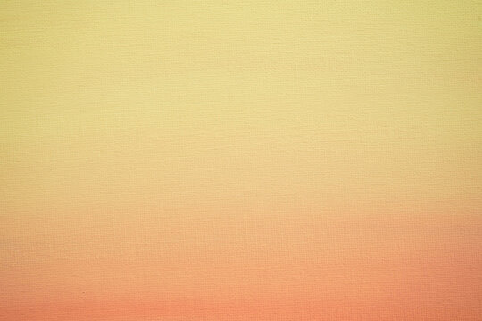 Ombre orange and yellow background image. Painted canvas.