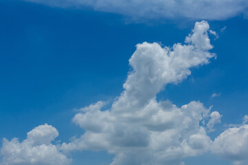 Naklejka na ściany i meble Blue sky and clouds for background.