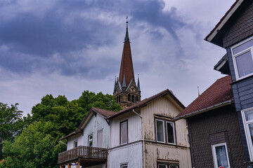 Fototapeta na wymiar Lutherkirche Bad Harzburg
