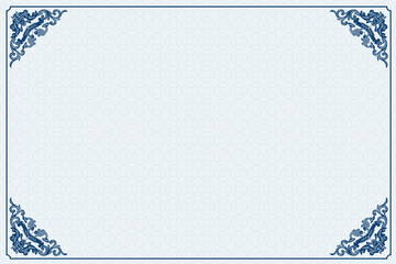 Chinese Blue And White Porcelain Style Background