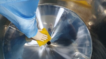 Production equipment cleaning validation