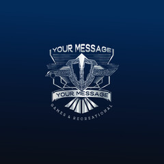 Eagle Logo design. vector icon illustration inspiration