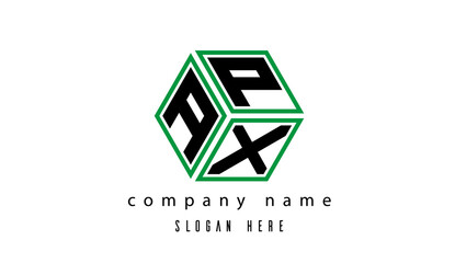 APX polygon creative letter logo