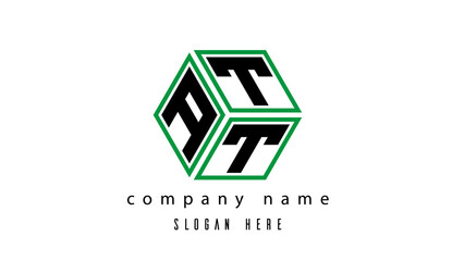 ATT polygon creative letter logo