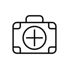 First aid kit icon