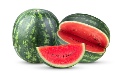 watermelon on white background