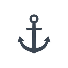 Anchor Icon. Vector and glyph