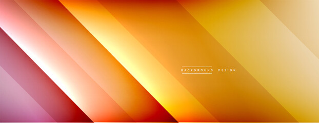 Fototapeta premium Dynamic lines abstract background. 3D shadow effects and fluid gradients. Modern overlapping forms