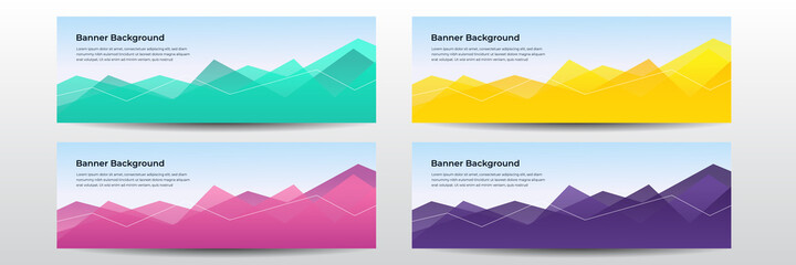 Colorful wavy gradient shape abstract background. colorful banner template. Abstract web banner design. Header, landing page web design elements.