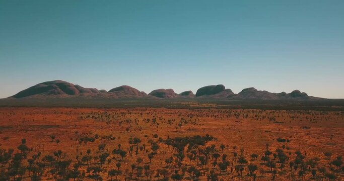 Australian outback from a drone perspective