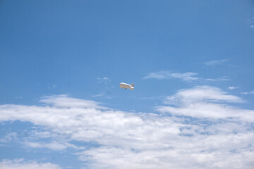 Spy balloons for the US Army troops in Afghanistan for video surveillance of insurgents, Kabul, Afghanistan