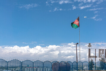 Spy balloons for the US Army troops in Afghanistan for video surveillance of insurgents, Kabul, Afghanistan