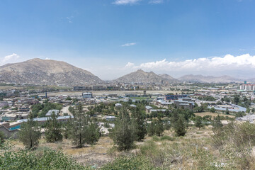Obraz premium View on the city of Kabul, Afghanistan