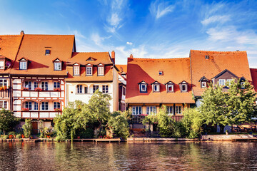 Bamberg (Germany) - "Little Venice" Along the Regnitz River