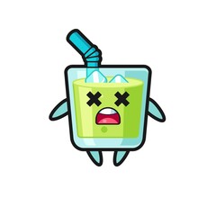 the dead melon juice mascot character