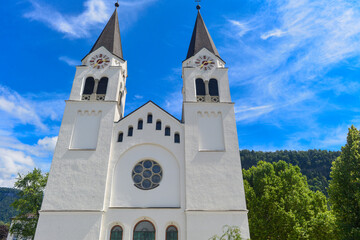 Neue Pfarrkirche Götzis im Bezirk Feldkirch in Vorarlberg