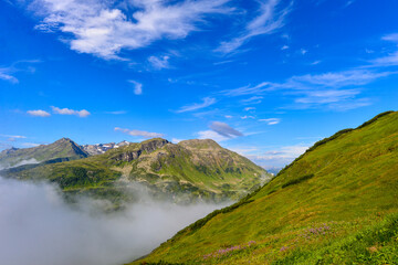 Fototapeta premium Lechtaler Alpen in Tirol/Vorarlberg 