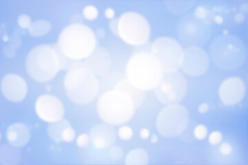 Bright Blue Bokeh background, Abstract blue background.