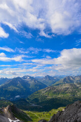 Naklejka premium Valluga / Lechtaler Alpen in Tirol/Vorarlberg