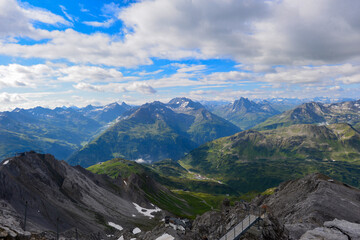 Klettersteig am Vallugagipfel in St. Anton am Arlberg