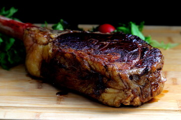 tomahawk , black Angus , cuit , plat  