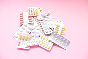 Fototapeta na wymiar pills and tablets