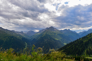 Obraz premium Die Verwallgruppe in Tirol, Österreich