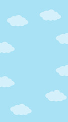 Beautiful pastel social media banner template with minimal abstract organic shapes composition in trendy contemporary collage style
