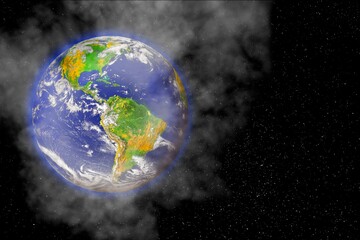 Global warming, conceptual illustration