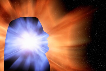 Gaining knowledge, conceptual illustration