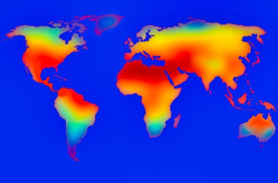 Global heatwave, illustration