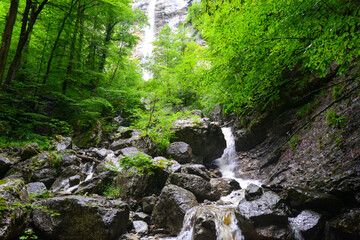 Klauser Wasserfall bei Mellau, Bezirk Bregenz in Vorarlberg