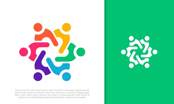 Global Community Logo Icon Elements Template. Community human Logo template vector. Community health care. Abstract Community logo. Social Networking logo designs.