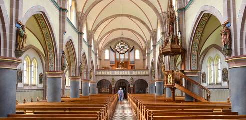 Innenansicht St. Martin (Kirchberg an der Iller)