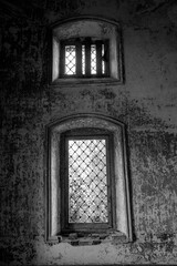Fototapeta na wymiar the interior of an abandoned church