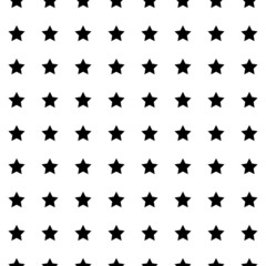 White seamless pattern with  stars