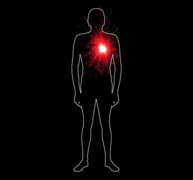 Heart problems, conceptual image