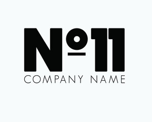 No.11  logo company vector