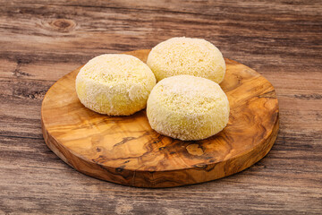 Raw potato zrazy for cooking