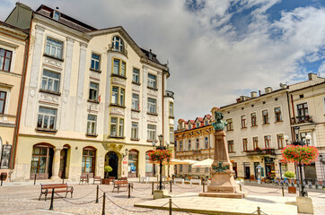 Fototapeta na wymiar Tarnow Old Town, Poland, HDR Image