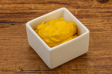 Asian Curry sauce in the bowl