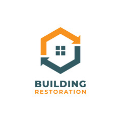 Building Restoration Logo