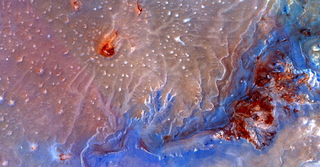    abstract photography of the deserts of Africa from the air. aerial view of desert landscapes, 