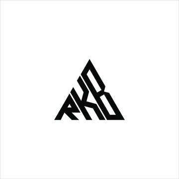 RKB letter logo creative design. RKB unique design

