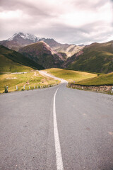 
A beautiful landscape photography with Caucasus Mountains in Georgia
