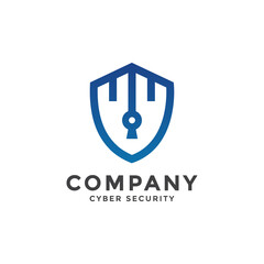 Cyber Security Logo Vector