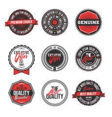 Special vintage badges collection