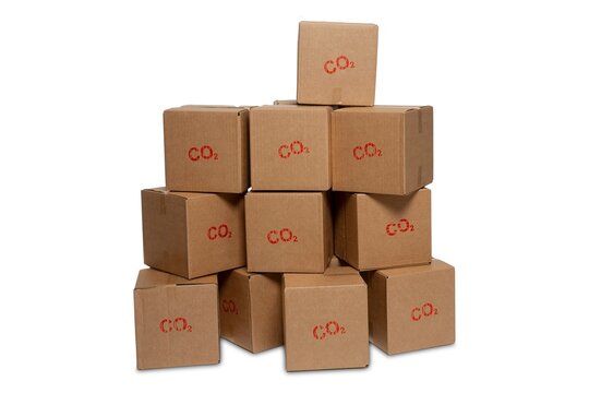 Carbon dioxide storage, conceptual composite image