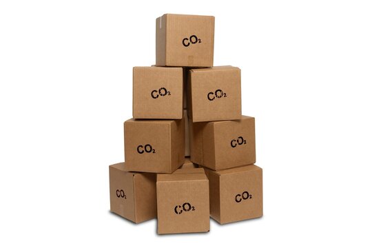 Carbon dioxide storage, conceptual composite image